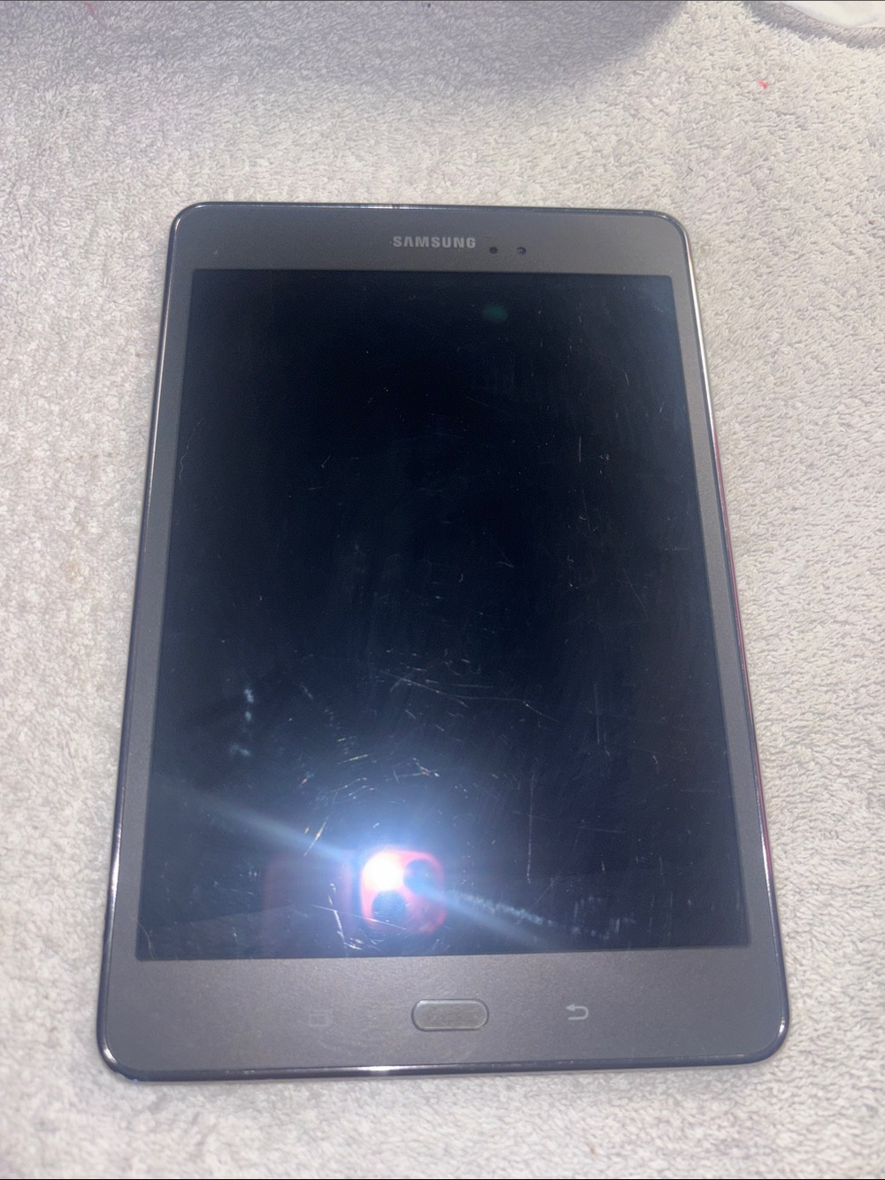 Samsung Tablet in Black with Dark Gray Trim
